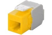 Nätverks tillbehör - Pro Keystone module RJ45 CAT 6A UTP yellow - 4040849906916