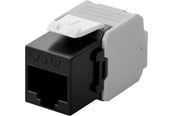 Nätverks tillbehör - Pro Keystone module RJ45 CAT 6A UTP black - 4040849906923