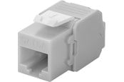 Nätverks tillbehör - Pro Keystone module RJ45 CAT 6A UTP light gray - 4040849906930