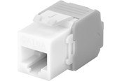 Nätverks tillbehör - Pro Keystone module RJ45 CAT 6A UTP white - 4040849908675