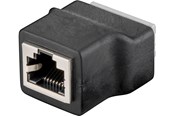 Nätverkskabel - Pro Terminal Block 8-pin > RJ45 female (8P8C) - Svart - 4040849767371