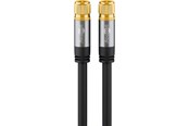 Antennkabel - Pro SAT antenna cable (135 dB) 4x shielded 1m - 4040849706615