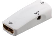 Ljudkabel - Pro Compact HDMI™/VGA adapter incl. audio gold-plated - 4040849447945