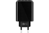 Mobile - Adapters & Chargers - Pro 4-way USB charger (30W) black - 4040849449536