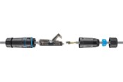 Nätverkskabel - Pro Outdoor (IP68) LAN cable connector CAT 6A UTP unshielded - Svart - 4040849444166