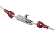 Nätverkskabel - Pro Toolless cable connector CAT 6 STP shielded - Röd - 4040849795770