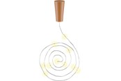 Lampor - Goobay 3 x 10 LED bottle light chain incl. timer silver - 4040849578663