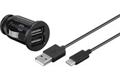 Mobile - Adapters & Chargers - Pro USB Type-C™ Car charger set (12W/2.4A) - 4040849588204