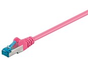 Nätverkskabel - Pro CAT 6A patch cable S/FTP (PiMF) magenta - 4040849937842