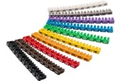 Kabel sleeve - Pro Cable marker clips ‘Digits 0–9’ for cable diameters up to 2.5 mm - 4040849725135