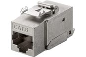 Nätverkskabel - Pro Keystone module RJ45 CAT 6 STP 250 MHz - Silver - 4040849908637