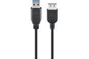 USB-kabel - Pro USB-A <-> USB-A - 1.8m - Svart - 4040849439988