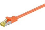 Nätverkskabel - Pro RJ45 patch cord CAT 6A S/FTP (PiMF) 500 MHz with CAT 7 raw cable orange - Orange - 3m - 4040849916151