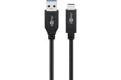 USB-kabel - Pro USB-A <-> USB-C - 1m - USB 3.2 Gen 2 - Svart - PUSB3.2G2-AC-BLK-1M