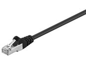 Nätverkskabel - Pro CAT 5e patchcable SF/UTP black 15 m - Svart - 15m - 4040849686689