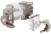 Nätverkskabel - Pro Keystone module RJ45 CAT 6A STP - Silver - 4040849959004