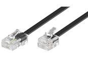 Nätverkskabel - Pro Modular telephone cable - Svart - 6m - 4040849685774