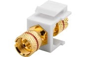 Nätverkskabel - Pro Keystone module speaker - Röd - 4040849794841