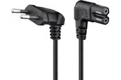 Strömkabel (extern) - Pro Power cable C7 - 0.5 m - Svart - 90° - 4040849565885