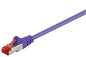 Nätverkskabel - Pro LAN CAT 6 S/FTP - Lilla - 1 meter - Lila - 1m - 4040849955860