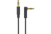Ljudkabel - Pro AUX audio connector cable 3.5 mm stereo 3-pin slim CU angled 1.5m - 4040849677847