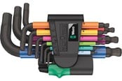 Verktyg - Wera 950/9 Hex-Plus Multicolour 2 Allen Allen key set 9-piece - 05133164001