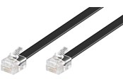 Nätverkskabel - Pro Modular telephone cable - Svart - 3m - 4040849503214