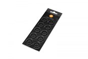 DIY vattenkylning - EK Water Blocks EK-Quantum Torque Color Ring 10-Pack STC 12/16 - Black - 3831109816639
