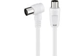 Antennkabel - Pro Angled antenna cable (<70 dB) 2x shielded - 4040849117145