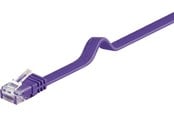 Nätverkskabel - Pro LAN CAT 6 Flat U/UTP - Lila - 2m - 4040849964176