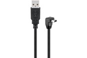 USB-kabel - Pro USB 2.0 Hi-Speed cable 90° Black - 4040849939716