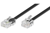 Nätverkskabel - Pro Modular telephone cable - Svart - 3m - 4040849685309