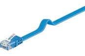 Nätverkskabel - Pro LAN CAT 6 Flat U/UTP - Blå - 1m - 4040849964077