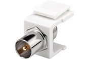 Nätverkskabel - Pro Keystone Module SAT/antenna - Vit - 4040849799556
