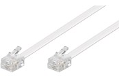Nätverkskabel - Pro Modular telephone cable - Vit - 3m - 4040849930676