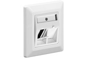 Tillbehör (Fästen, uttag etc.) - Pro Faceplate to mount keystone jacks - 4040849959028