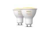 Smarta Hem - Philips Hue White Ambiance GU10 Smart Spotlight (2-pack) - 929003666702