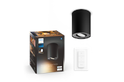 Smarta Hem - Philips Hue Pillar Singel Spotlight - Svart - Med Dimmer Switch - 929003811601