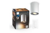 Smarta Hem - Philips Hue Pillar Singel Spotlight - Vit - Med Dimmer Switch - 929003811701