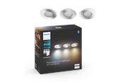 Smarta Hem - Philips Hue Adore Infälld Downlight För Badrum - Krom - 3-Pack - 929003807901