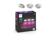 Smarta Hem - Philips Hue Xamento Infälld Spotlight För Badrum - Krom - 3-Pack - 929003812901