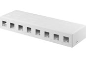Nätverks tillbehör - Pro Keystone empty housing 8 port - 4040849794261