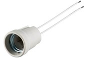 Tillbehör (Fästen, uttag etc.) - Pro E27 lamp holder / base / socket with twin cable - 4040849091827