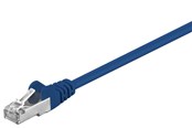 Nätverkskabel - Pro CAT 5e patchcable F/UTP blue 2 m - 4040849501593