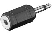 Ljudkabel - Pro Headphone adapter AUX jack 3.5 mm mono to stereo - 4040849111174