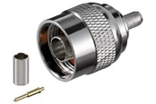 Ljudkabel - Pro N male crimp type Ø 5.2 mm - 4040849113611