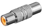 Ljudkabel - Pro RCA adapter female to female metal version - 4040849116148