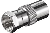 Ljudkabel - Pro F-adapter: F male > Coaxial female - 4040849116247