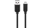 USB-kabel - Pro USB-A <-> USB Micro-B - 1.8m - Svart - 4040849941818