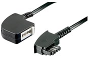 Nätverkskabel - Pro TAE-F extension cable - Svart - 3m - 4040849502422